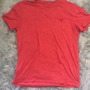 Cherry red American eagle shirt